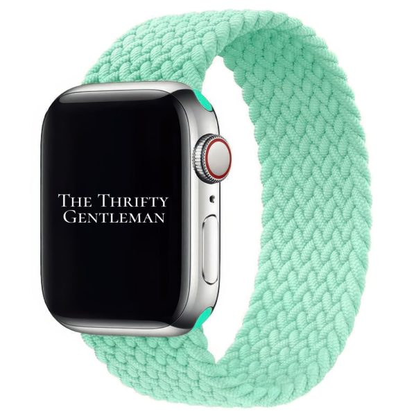 Braided Elastic Watch Strap Apple Watch - Pistachio Green