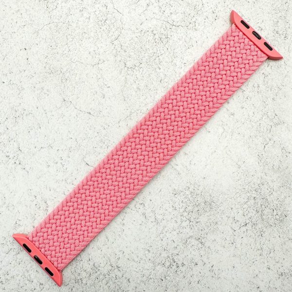 Braided Elastic Watch Strap Apple Watch - Pretty Pink