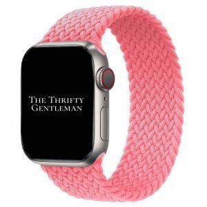 Braided Elastic Watch Strap Apple Watch - Pretty Pink