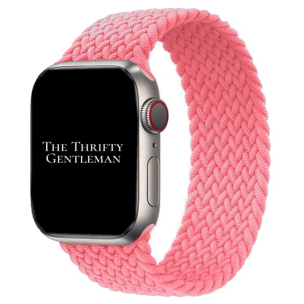 Braided Elastic Watch Strap Apple Watch - Pretty Pink
