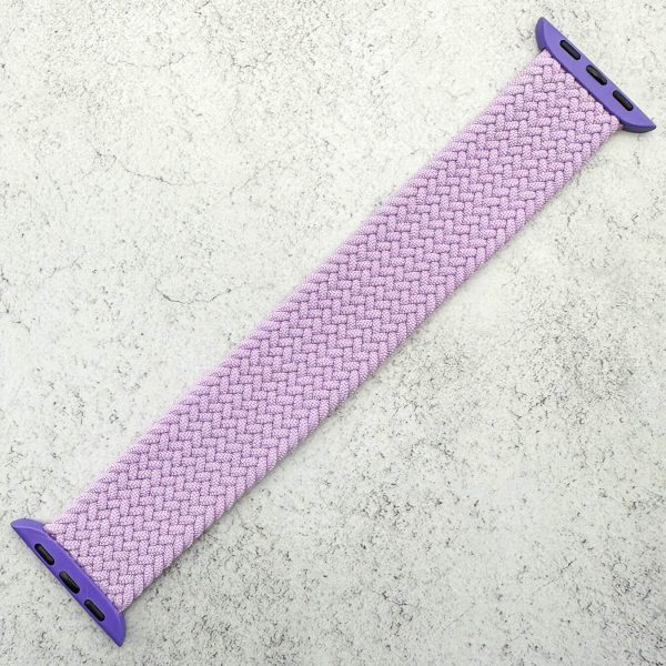 Braided Elastic Watch Strap Apple Watch - Purple Lavender