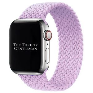 Braided Elastic Watch Strap Apple Watch - Purple Lavender