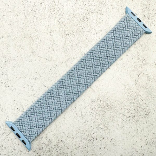 Braided Elastic Watch Strap Apple Watch - Slate Blue