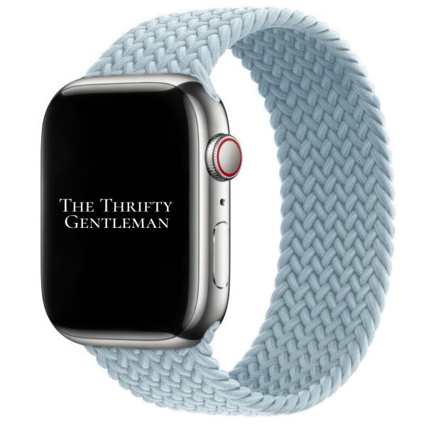 Braided Elastic Watch Strap Apple Watch - Slate Blue