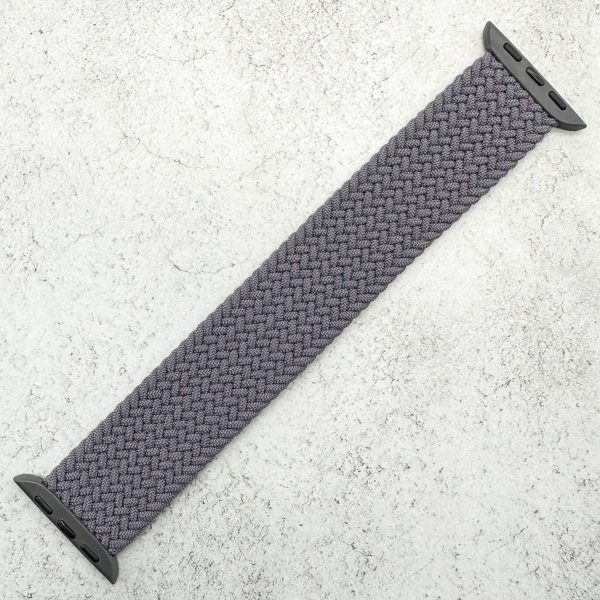 Braided Elastic Watch Strap Apple Watch - Space Grey