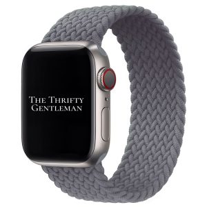 Braided Elastic Watch Strap Apple Watch - Space Grey
