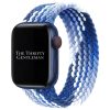 Braided Elastic Watch Strap Apple Watch - Whirlpool Blue