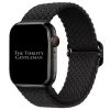 Braided Elastic Watch Strap With Buckle Apple Watch - Black