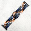 Braided Elastic Watch Strap With Buckle Apple Watch - Denim Blue