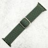 Braided Elastic Watch Strap With Buckle Apple Watch - Olive Green