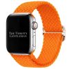 Braided Elastic Watch Strap With Buckle Apple Watch - Orange