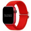 Braided Elastic Watch Strap With Buckle Apple Watch - Red
