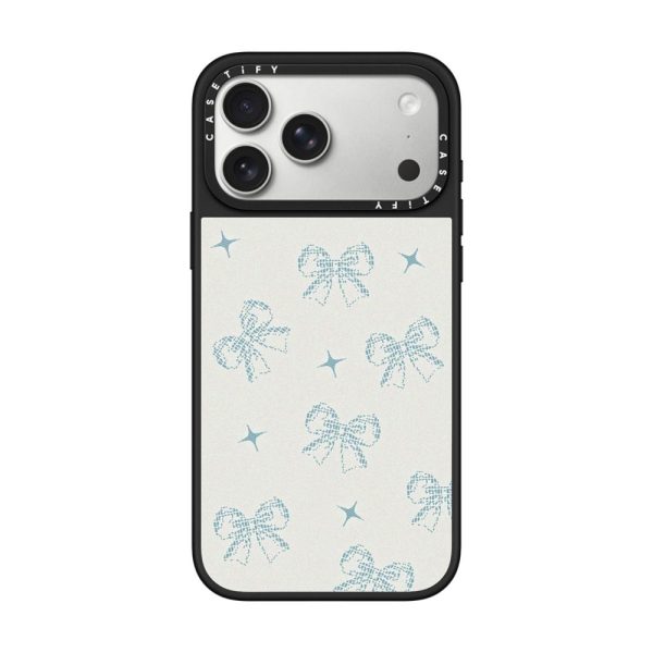 Casevello Blue Dreamy Ribbon iPhone Case
