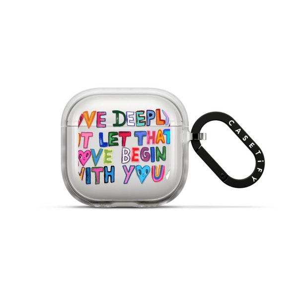Love deeply, but let that love begin with you AirPods Case - d724f5