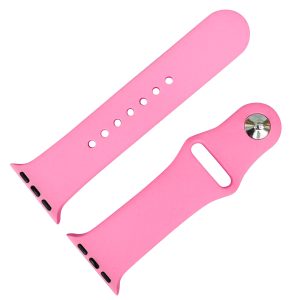 Classic Silicone Strap Apple Watch - Cotton Candy Pink
