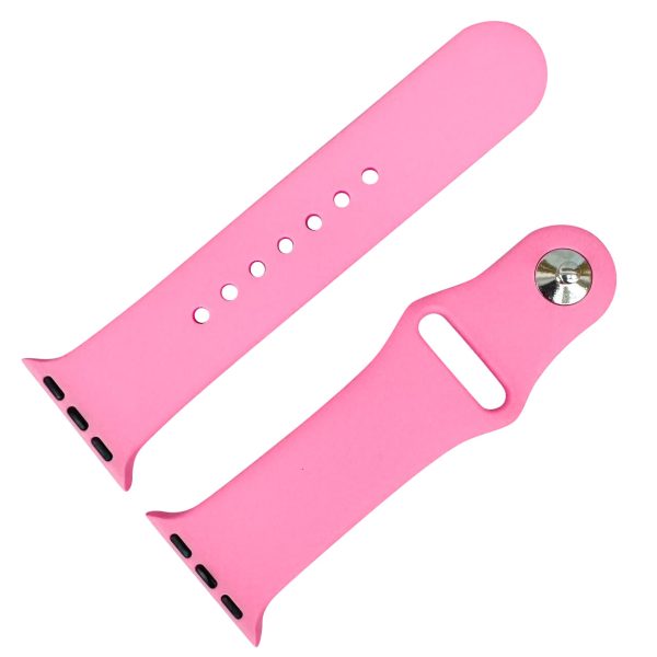 Classic Silicone Strap Apple Watch - Cotton Candy Pink