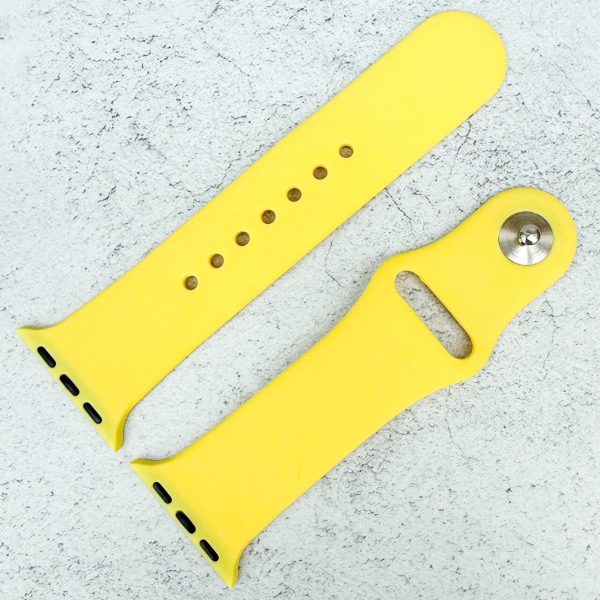 Classic Silicone Strap Apple Watch - Yellow