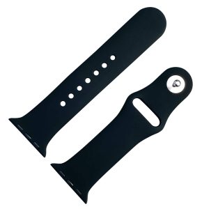 Classic Silicone Strap For Apple Watch | BLACK