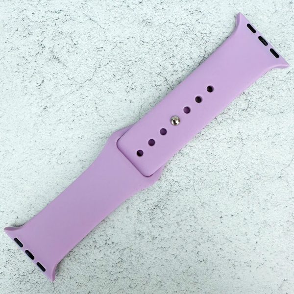 Classic Silicone Strap Apple Watch - Lavender Purple