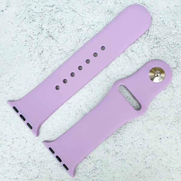 Classic Silicone Strap Apple Watch - Lavender Purple