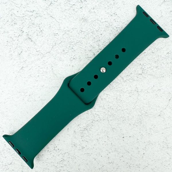 Classic Silicone Strap Apple Watch - Olive Green