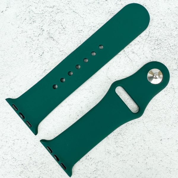Classic Silicone Strap Apple Watch - Olive Green