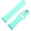 Classic Silicone Strap Apple Watch - Aqua Green