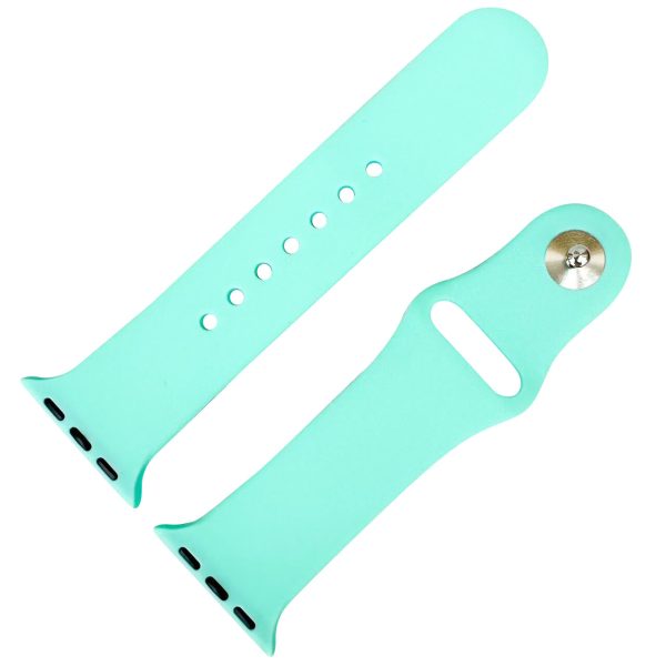 Classic Silicone Strap Apple Watch - Aqua Green