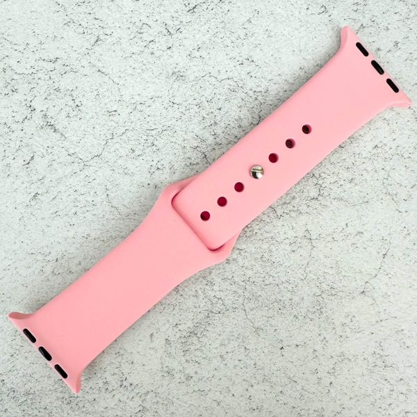 Classic Silicone Strap Apple Watch - Vintage Pink