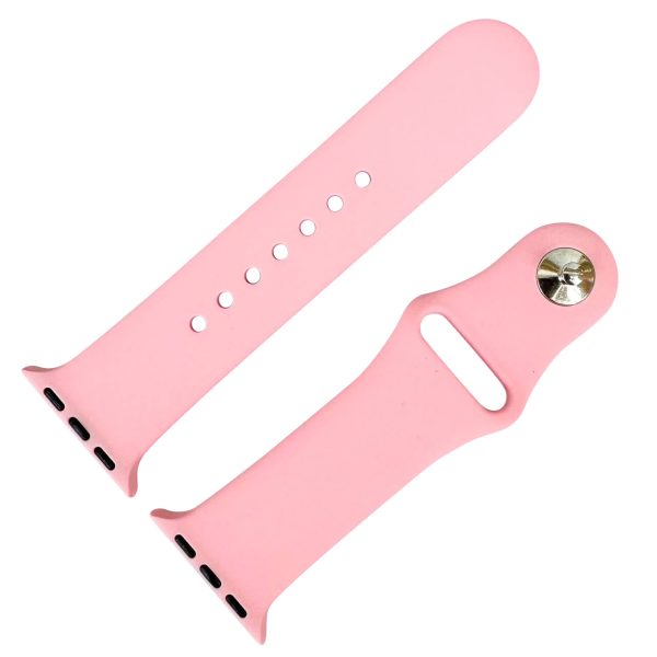 Classic Silicone Strap Apple Watch - Vintage Pink