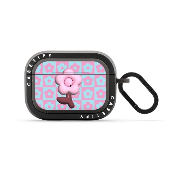 Floral Gingham Check AirPods Case