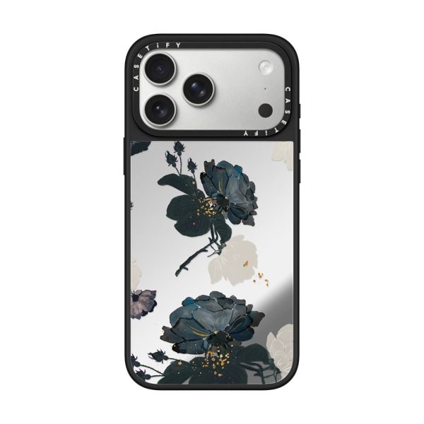 Casevello White and Black Floral iPhone Case
