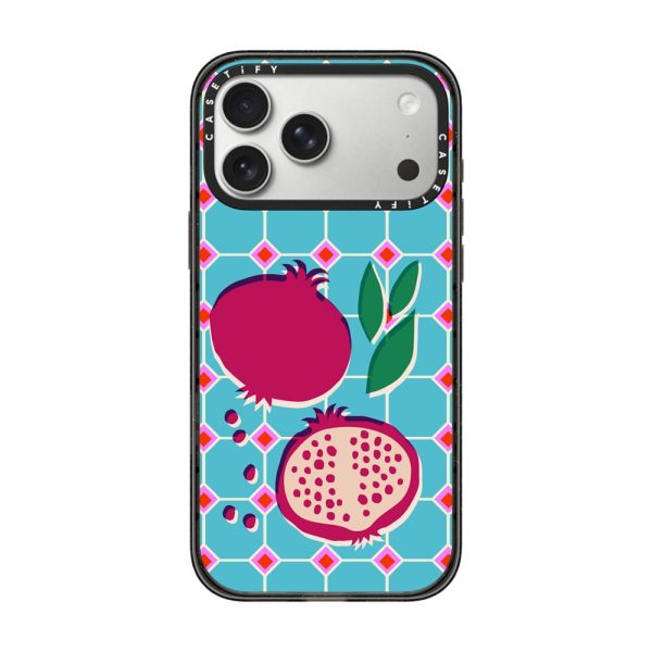 Casevello Pomegranate Squares iPhone Case