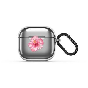 Pink Hibiscus AirPods Case
