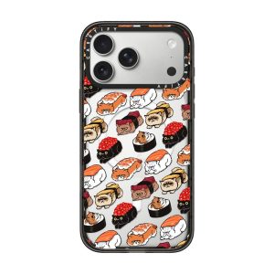 Casevello Sushi Persian Cat iPhone Case