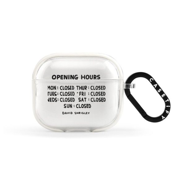 OPENING HOURS AirPods Case