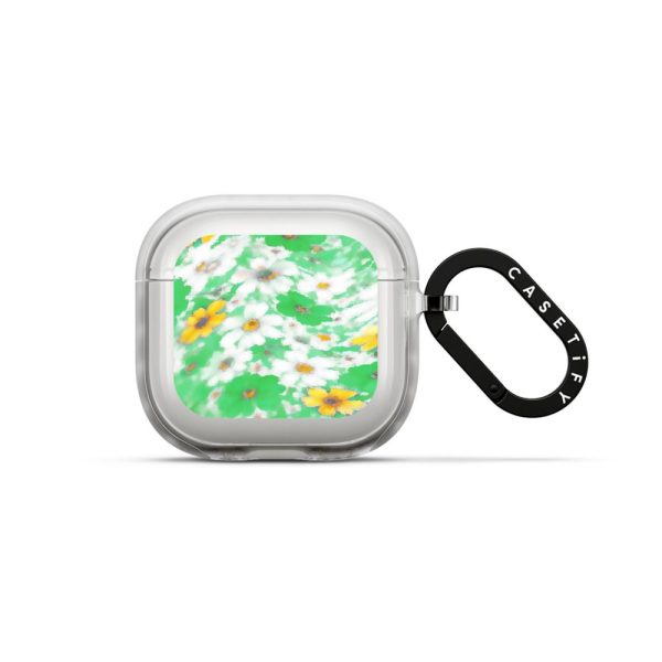 Floral Swirl - Green AirPods Case