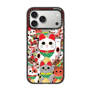 fa3170fc5aa008dc6da1571727b835c9fc84b4bd5f00535e76ab95ba8a030448.jpg Casevello Lucky Cat Parade - Cherry on Top iPhone Case