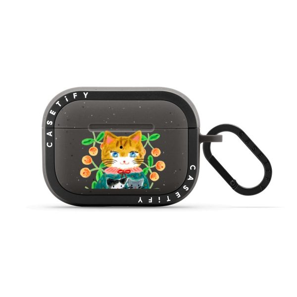 cat and stuffed cats AirPods Case