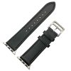 Genuine Leather Watch Strap Apple Watch - Carbon Black