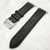 Genuine Leather Watch Strap Apple Watch - Carbon Black
