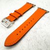 Genuine Leather Watch Strap Apple Watch - Orange