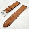 Genuine Leather Watch Strap Apple Watch - Tan Brown