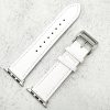 Genuine Leather Watch Strap Apple Watch - White