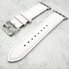 Genuine Leather Watch Strap Apple Watch - White