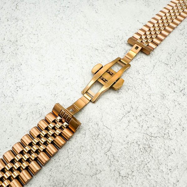Jubilee Metal Strap Apple Watch - Rose Gold