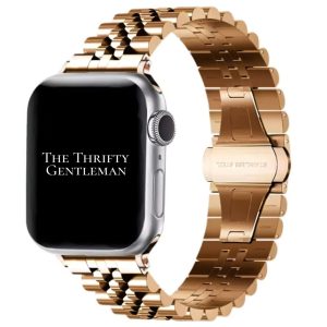Jubilee Metal Strap Apple Watch - Rose Gold