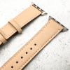 leather-apple-watch-strap-in-cream-with-butterfly-clasp-3.jpg Genuine Leather Strap With Butterfly Clasp Apple Watch - Cream