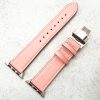 leather-apple-watch-strap-in-pink-with-butterfly-clasp-4.jpg Genuine Leather Strap With Butterfly Clasp Apple Watch - Pink