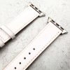 leather-apple-watch-strap-in-white-with-butterfly-clasp-3.jpg Genuine Leather Strap With Butterfly Clasp Apple Watch - White